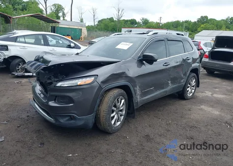 2017 Jeep Cherokee Limited 4X4 из США, поврежденный, VIN 1C4PJMDS8HW501709